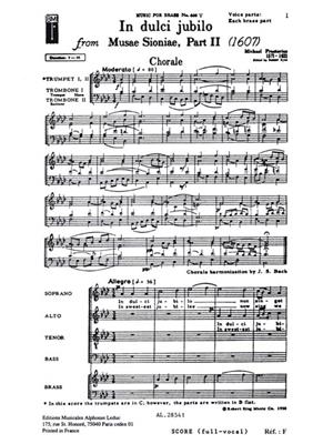 Praetorius: In Dulci Jubilo: Blechbläser Ensemble