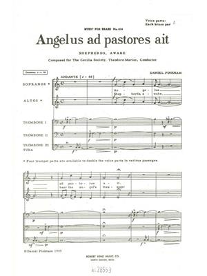 Pinkham: Angelus Ad Pastores Ait: Blechbläser Ensemble