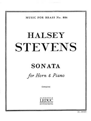 Halsey Stevens: Horn Sonata: Horn mit Begleitung