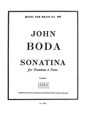 Boda: Sonatina: Posaune mit Begleitung