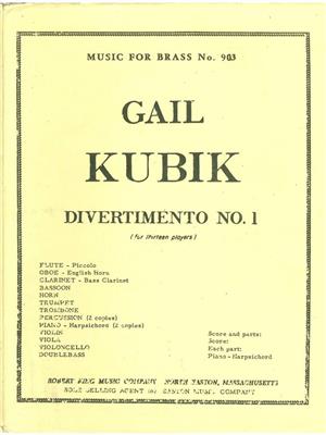 Gail Kubik: Gail Kubik: Divertimento No.1: Kammerensemble