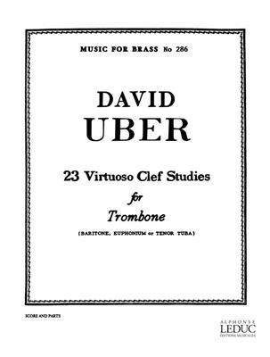David Uber: 23 Virtuoso clef studies: Posaune Solo