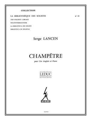 Serge Lancen: Champetre: Englischhorn