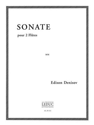Edison Denisov: Sonate: Flöte Duett