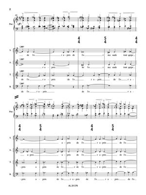Betsy Jolas: Concerto-Fantaisie (score): Gemischter Chor mit Klavier/Orgel