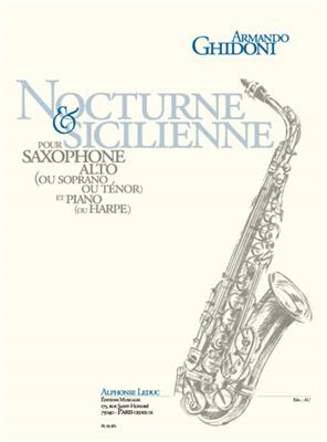 Armando Ghidoni: Nocturne et Sicilienne (Alto Saxophone, Piano): Saxophon Ensemble