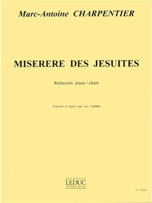 Marc-Antoine Charpentier: Miserere Des Jesuites: Gemischter Chor mit Klavier/Orgel