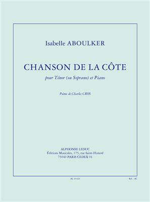 Isabelle Aboulker: Chanson de la côte: Gesang mit Klavier