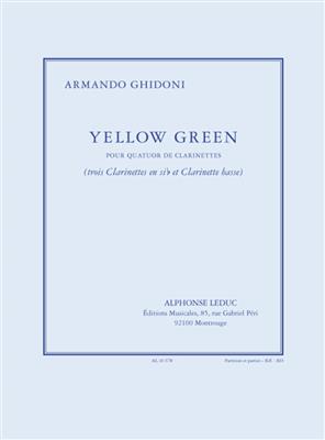Armando Ghidoni: Armando Ghidoni: Yellow Green: Klarinette Ensemble