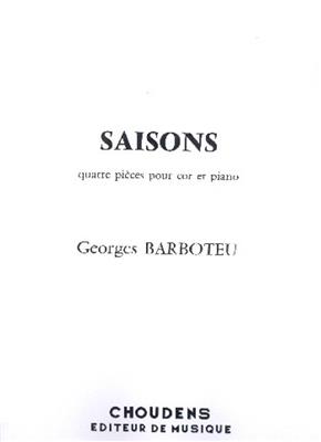 Georges Barboteu: Saisons pour Cor En Ut et En Fa: Horn mit Begleitung