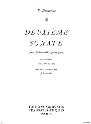 François Devienne: Deuxième Sonate: Klarinette mit Begleitung