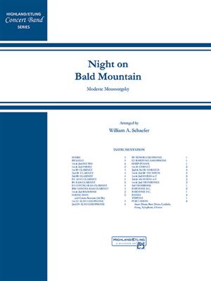 Modest Mussorgsky: Night on Bald Mountain: (Arr. William A. Schaefer): Blasorchester
