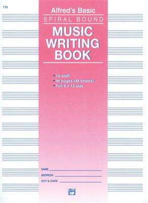 12 Stave Music Writing Book (9 x 12): Notenpapier