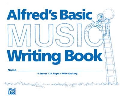 Alfred's Basic Music Writing Book (8 x 6): Notenpapier