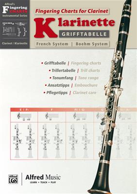 Fingering Charts Bb Clarinet French System: Klarinette Solo