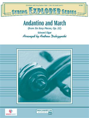 Edward Elgar: Andantino and March: (Arr. Andrew H. Dabczynski): Streichorchester