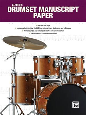Dave Black: Alfreds Drum Manuscript Paper: Notenpapier