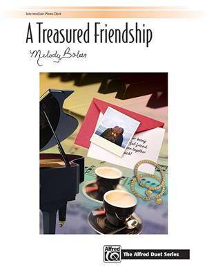 Melody Bober: A Treasured Friendship (Piano Duet): Klavier Duett