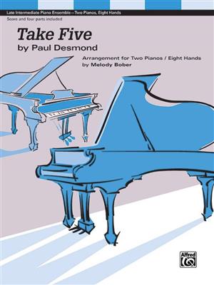 Paul Desmond: Take Five: (Arr. Melody Bober): Klavier vierhändig