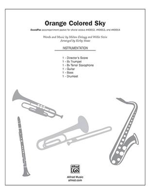 Milton DeLugg: Orange Colored Sky: (Arr. Kirby Shaw): Gemischter Chor mit Begleitung