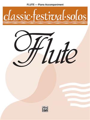 Classic Festival Solos-C Flute, Vol. 1 Piano Acc.