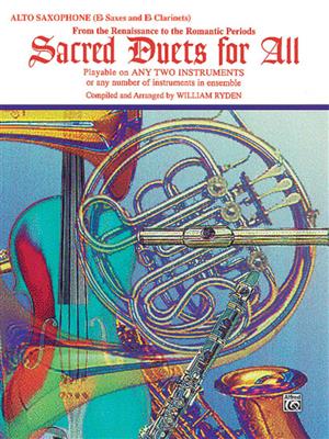 Sacred Duets for All - Alto Sax: (Arr. William Ryden): Altsaxophon