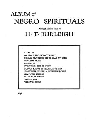 Album of Negro Spirituals: Gesang Solo