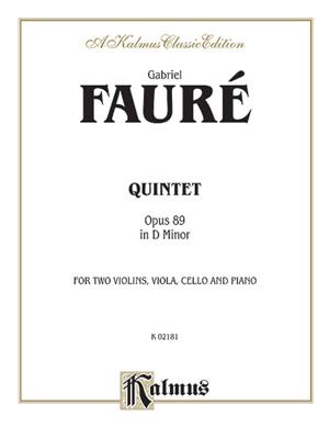 Edgar Fauré: Quintet in D Minor, Op. 89: Streichquintett