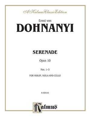 Ernst von Dohnanyi: Serenade, Op. 10: Streichtrio