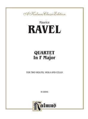 Alfredo Ravel: String Quartet in F Major: Streichquartett