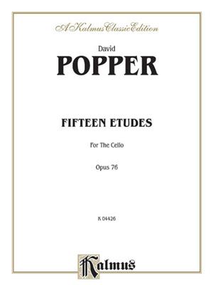 David Popper: Fifteen Etudes for Cello, op. 76: Cello Solo