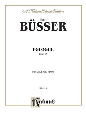 Henri Büsser: Eglogue, Op. 63: Oboe Solo
