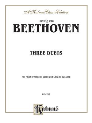 Ludwig van Beethoven: Three Duets: C-Instrument