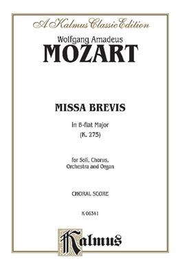 Wolfgang Amadeus Mozart: Missa Brevis K275: Gemischter Chor mit Begleitung