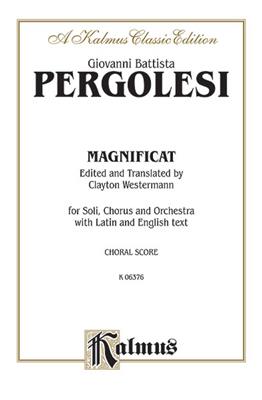 Giovanni Battista Pergolesi: Magnificat: Gemischter Chor mit Begleitung