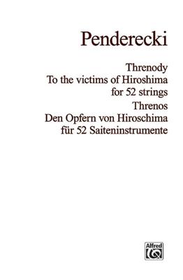 Krzysztof Penderecki: Threnody: Orchester