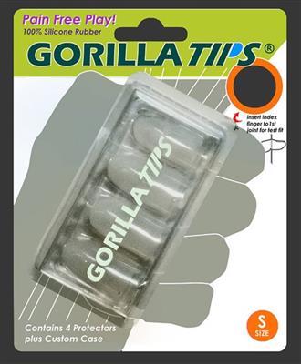 Gorilla Tips Finger Protectors S Clear