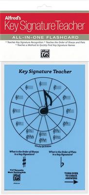 Alfred's Key Signature Teacher Blue