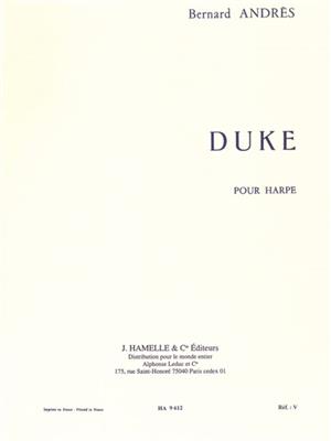 Bernard Andrès: Duke: Harfe Solo