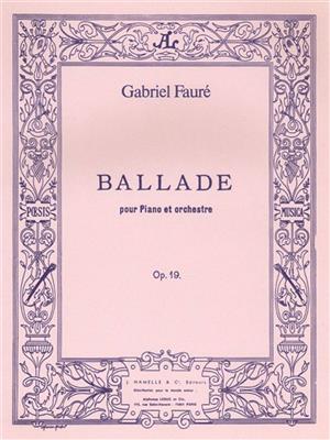 Gabriel Fauré: Ballade Op.19: Klavier Duett