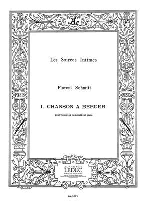 Florent Schmitt: Chanson à Bercer: Violine mit Begleitung