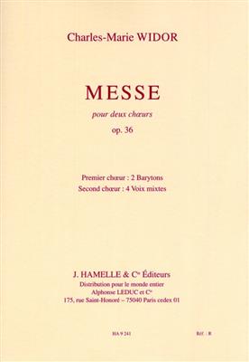 Charles-Marie Widor: Mass, Op. 36: Gemischter Chor mit Klavier/Orgel