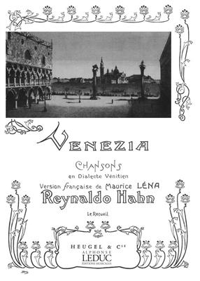 Reynaldo Hahn: Venezia: Gesang mit Klavier