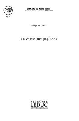 Georges Brassens: La Chasse Aux Papillons: Gemischter Chor mit Begleitung