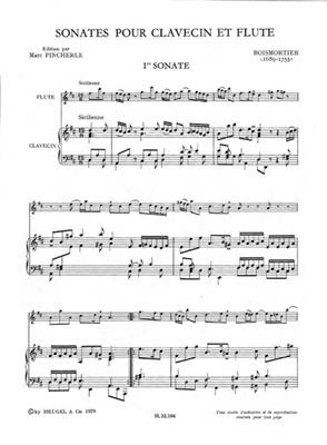 Joseph Bodin de Boismortier: 6 Sonates Opus 91: Flöte mit Begleitung