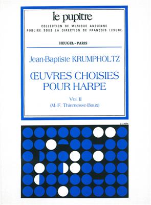 Johann Baptist Krumpholtz: Oeuvres pour Harpe Vol.2: Harfe Solo