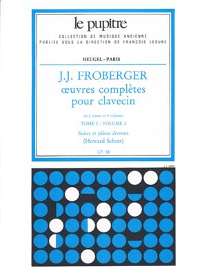 Johann Jakob Froberger: Oeuvres Complètes Pour Clavecin Book 2 Vol.2: Cembalo