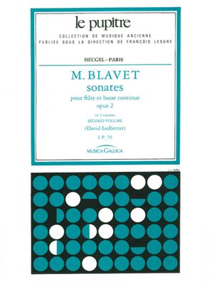 Michel Blavet: Sonates pour flutes et continuo op 2 volume 2: Flöte Solo