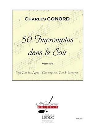50 Impromptus Dans Le Soir Cor Des Alpes Vol 4