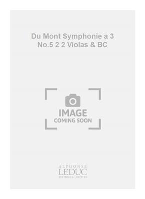Henri Dumont: Du Mont Symphonie a 3 No.5 2 2 Violas & BC: Viola Solo